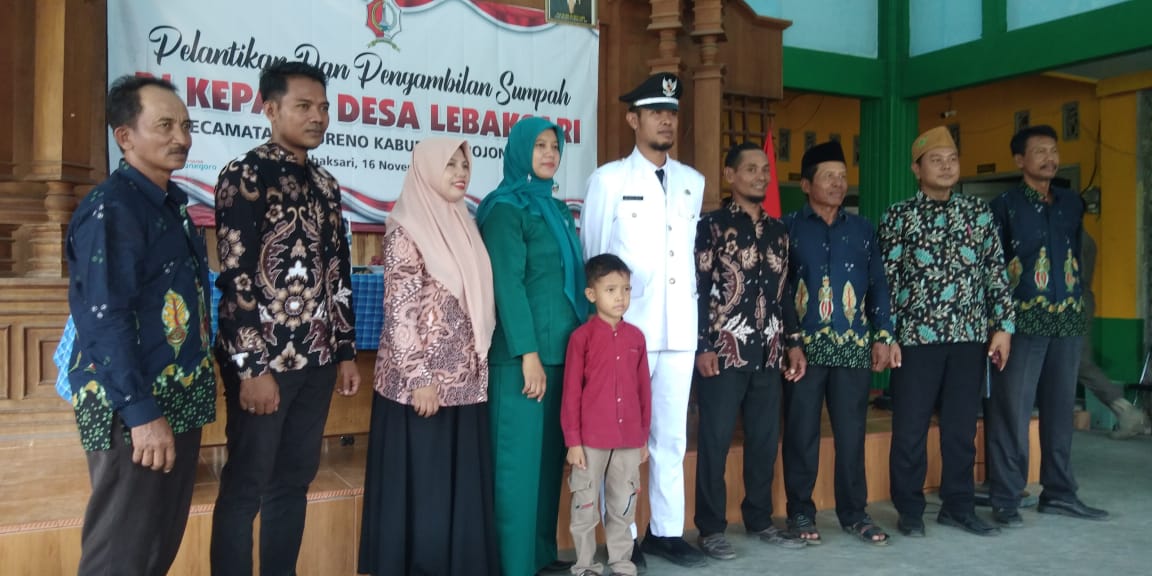 PELANTIKAN PJ KEPALA DESA LEBAKSARI KECAMATAN BAURENO