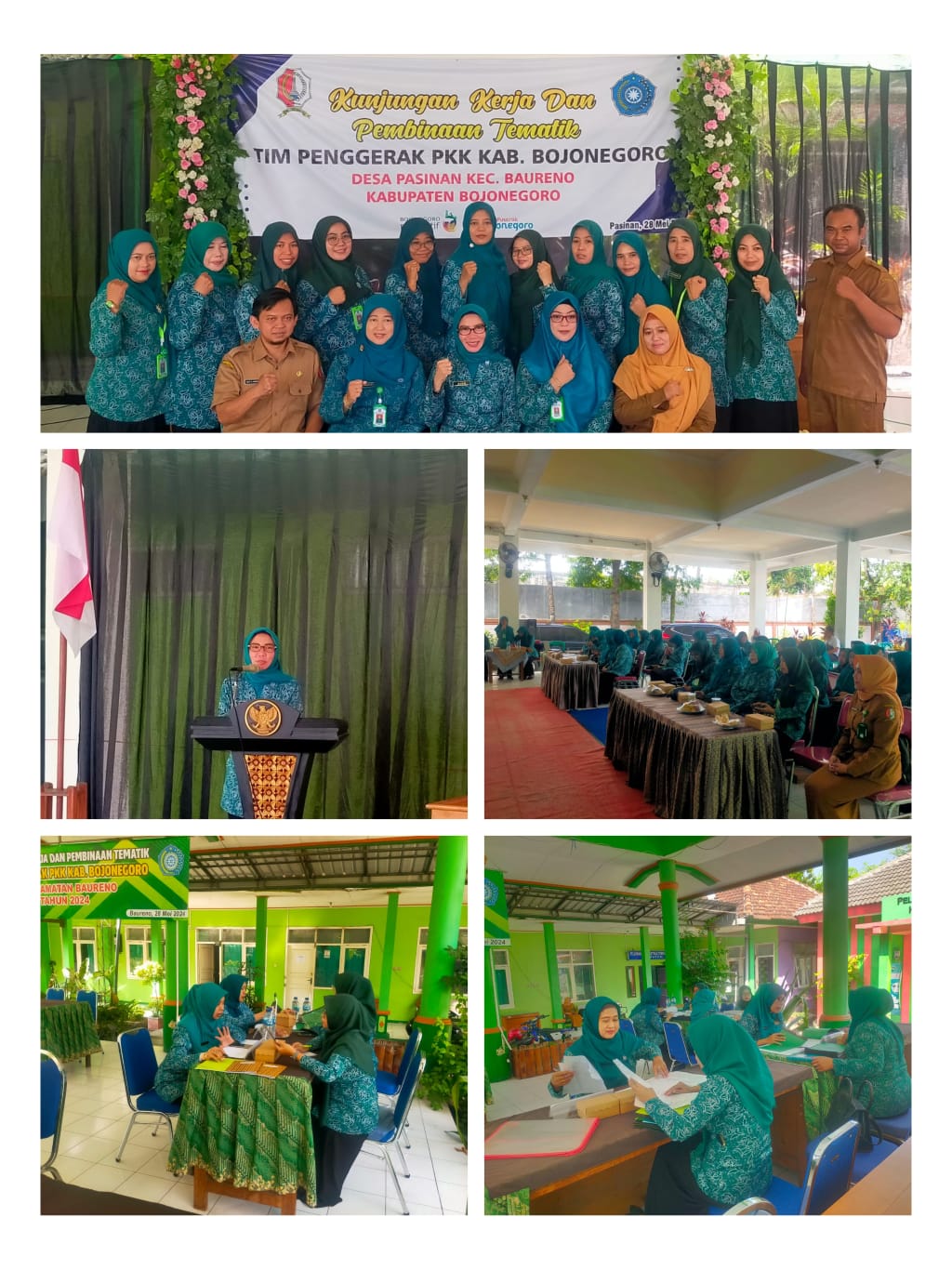 IBU PJ.BUPATI BOJONEGORO MELAKSANAKAN KUNJUNGAN KERJA KE KECAMATAN BAURENO