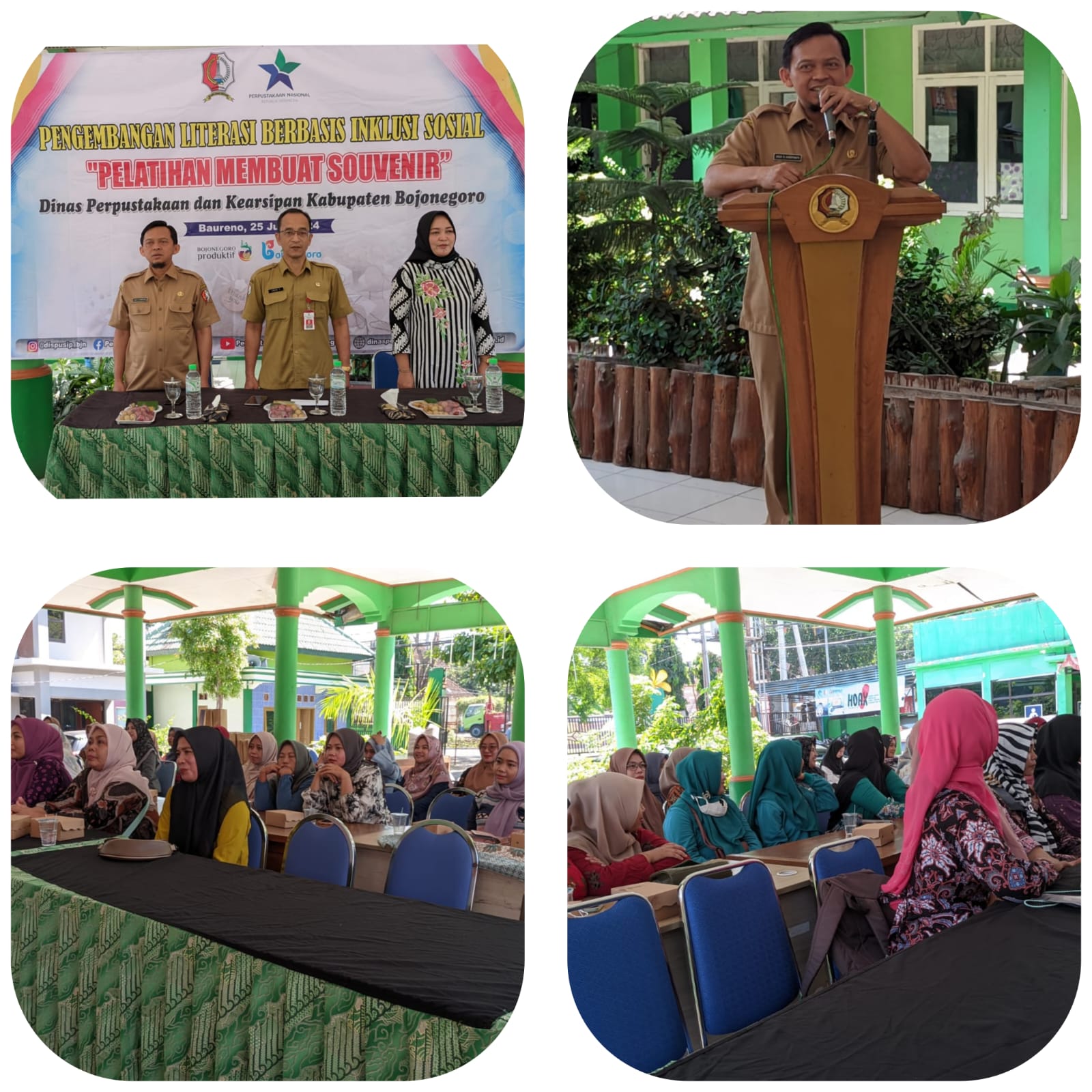 PENGEMBANGAN LITERASI BERBASIS INKLUSI SOSIAL PELATIHAN MEMBUAT SOUVENIR