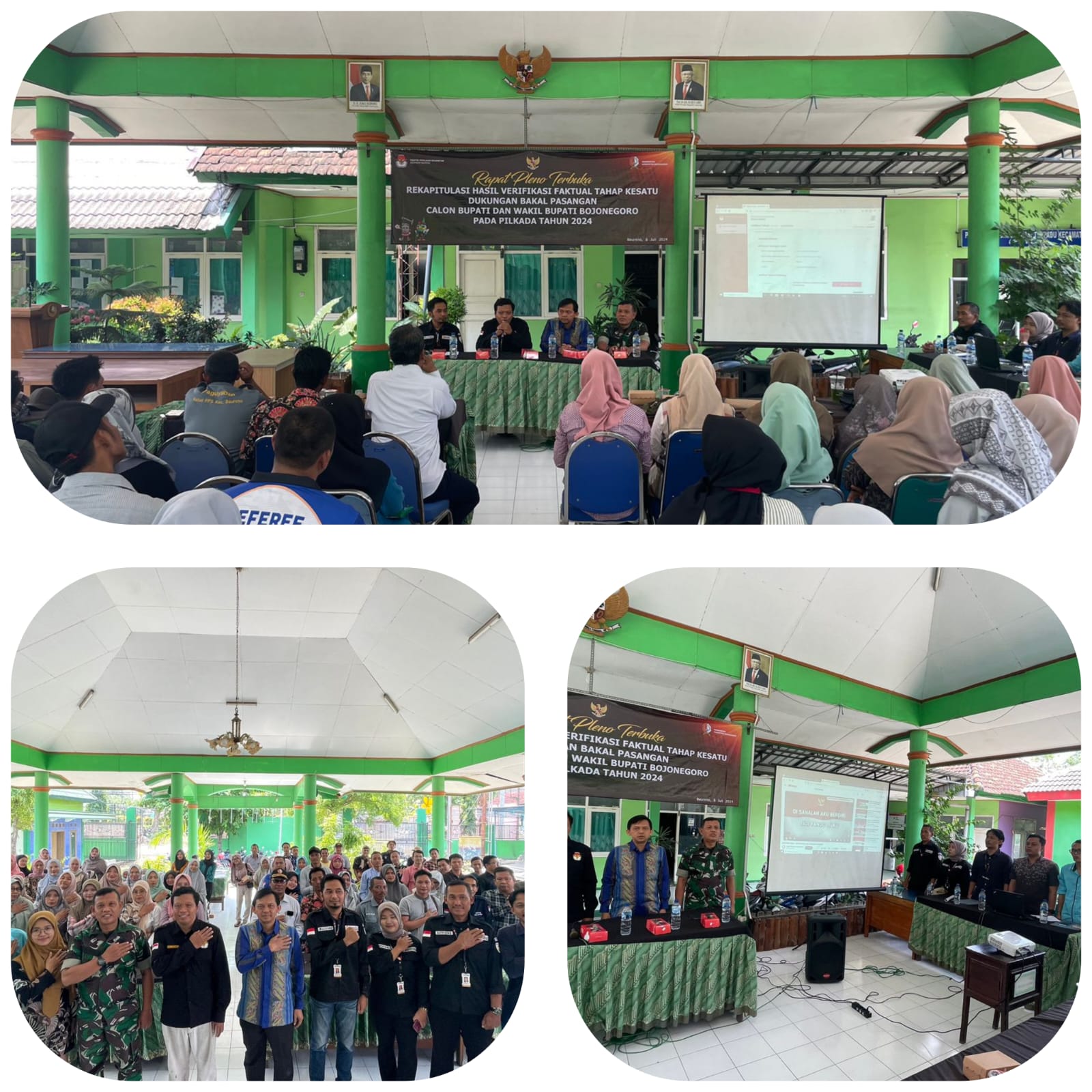 RAPAT PLENO TERBUKA VERIFIKASI FAKTUAL PASANGAN CALON BUPATI WAKIL BUPATI PILKADA SERENTAK 2024