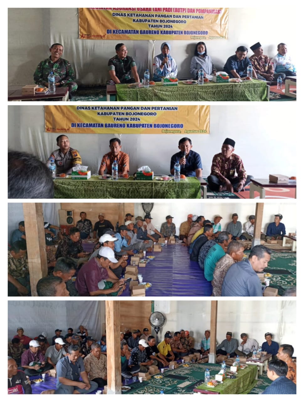 SOSIALISASI DAN KORDINASI TENTANG ASURANSI USAHA TANI PADI DAN POMPANISASI.