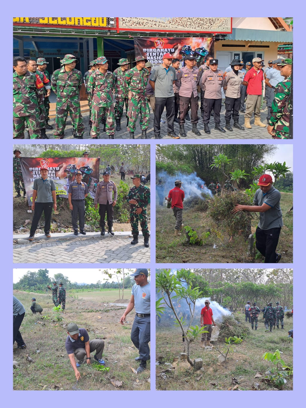 KARYA BHAKTI DALAM RANGKA HUT TNI KE 79 TAHUN 2024 KORAMIL BAURENO