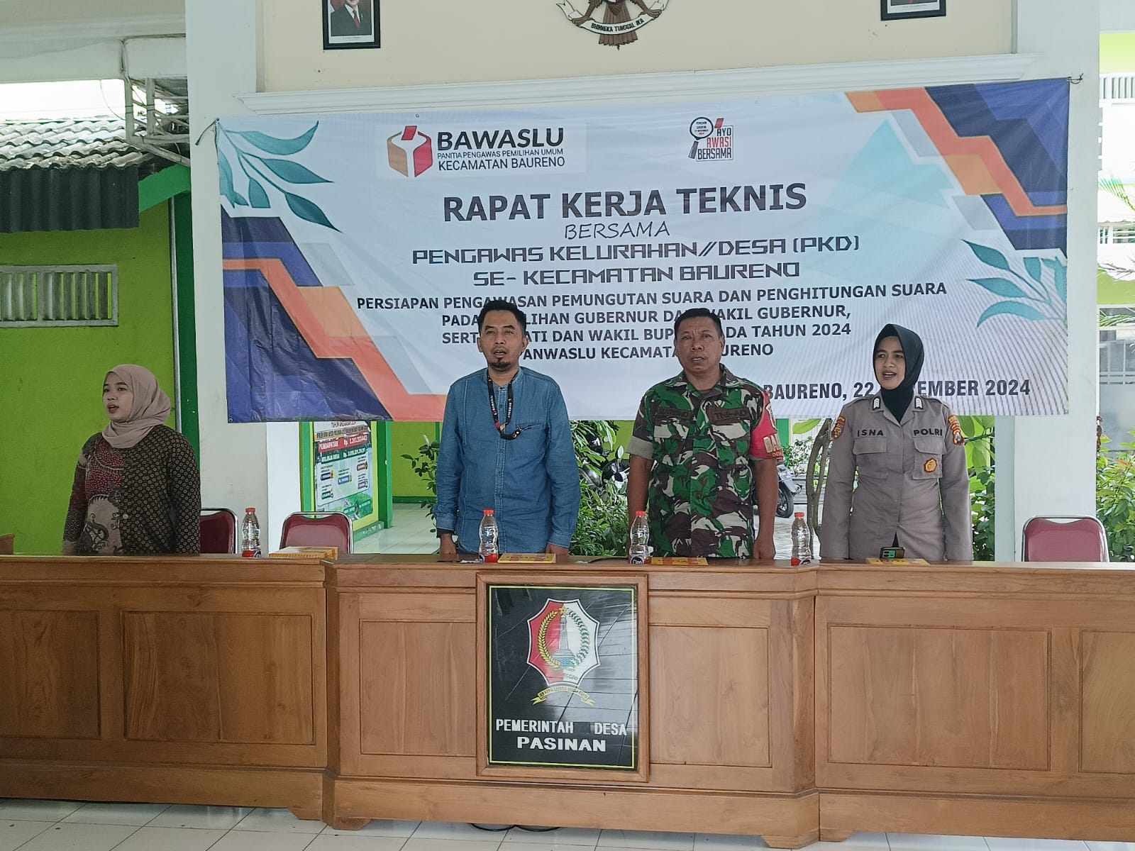 RAPAT KERJA TEKNIS PENGAWAS TEMPAT PEMUNGUTAN SUARA .