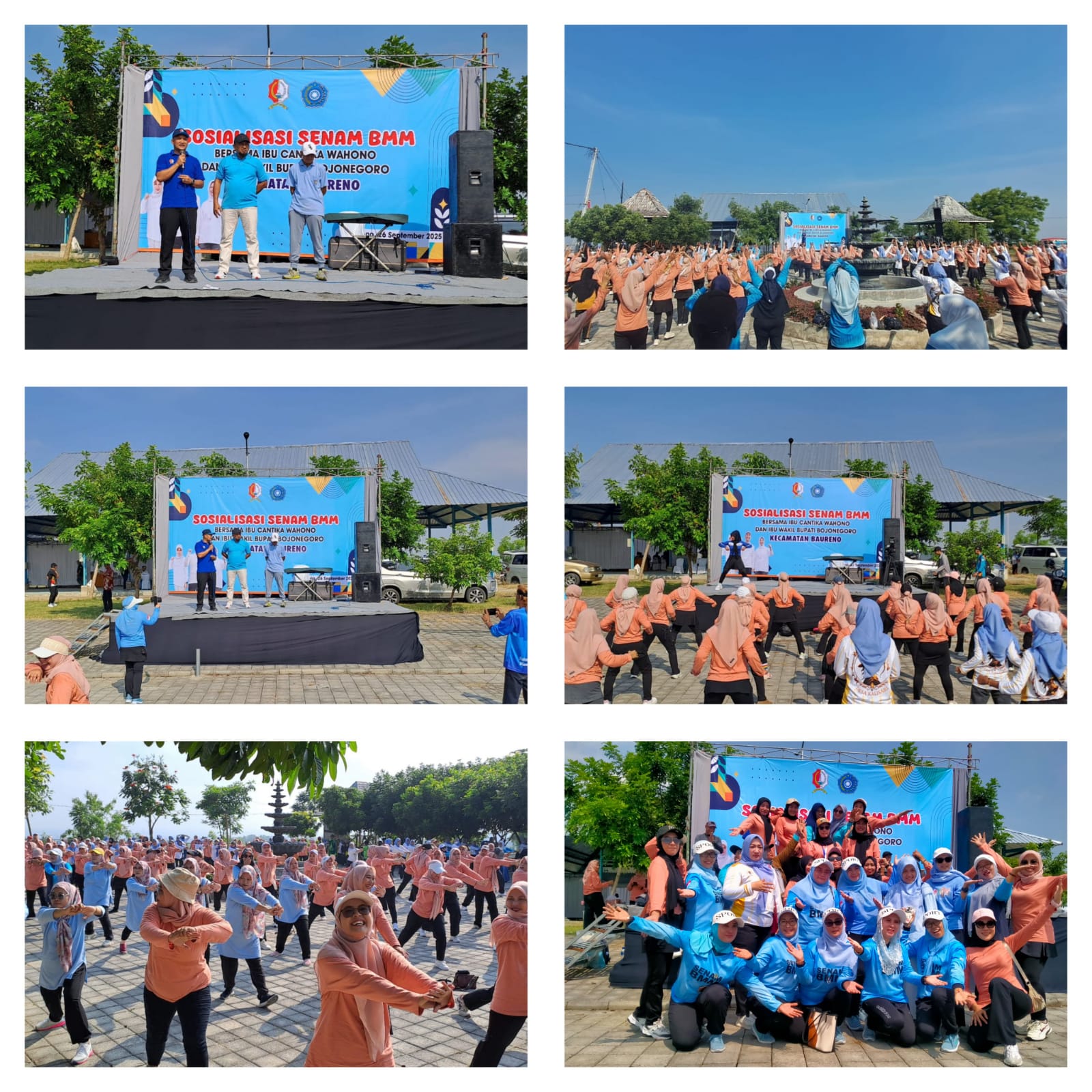 Sosialisasi Senam Bojonegoro Bahagia, Makmur dan Membanggakan, Dimeriahkan Bazar UMKM Lokal