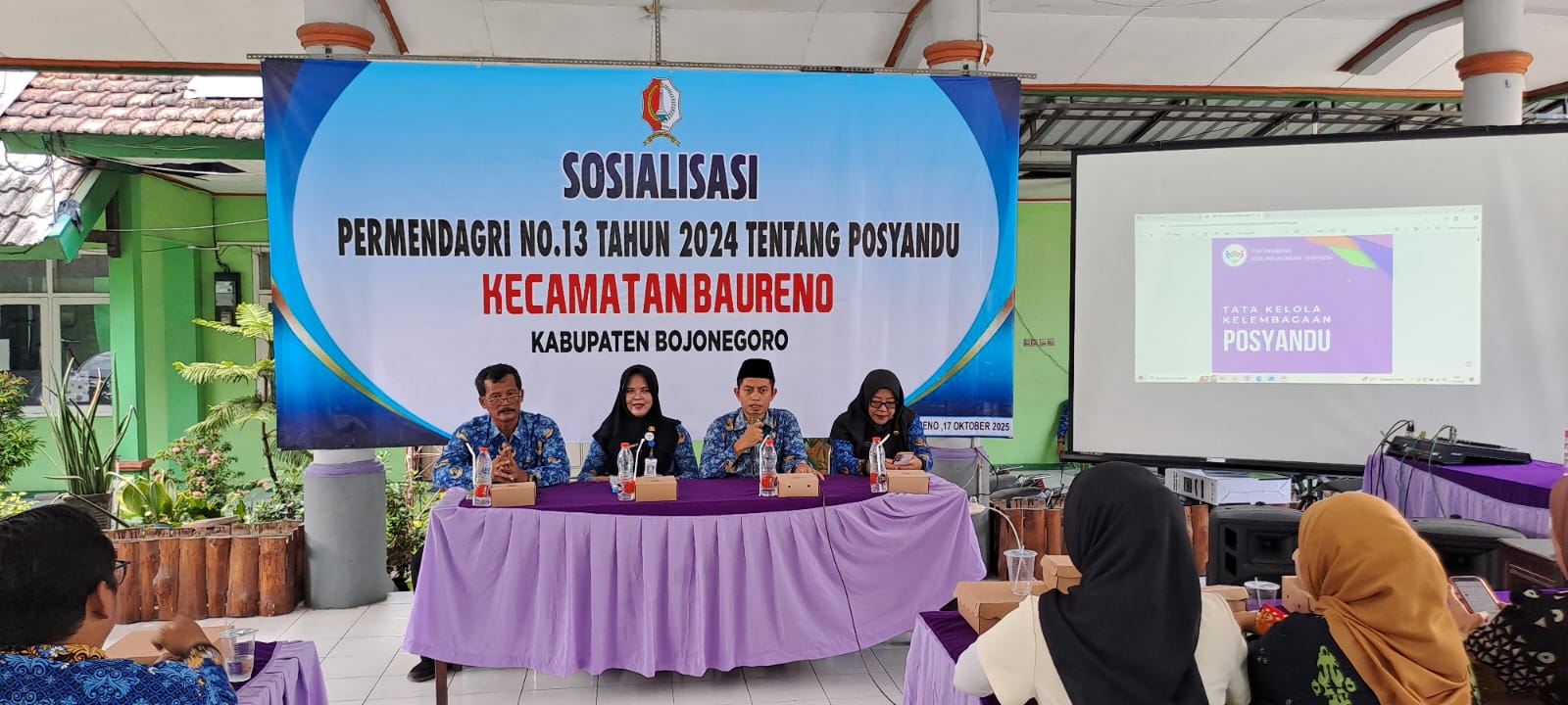 Sosialisasi Permendagri Nomor 13 Tahun 2024 Tentang Posyandu di Kecamatan Baureno