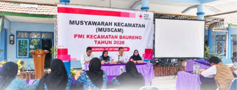 PMI KECAMATAN BAURENO GELAR PEMBINAAN DAN MUSCAM TAHUN 2026