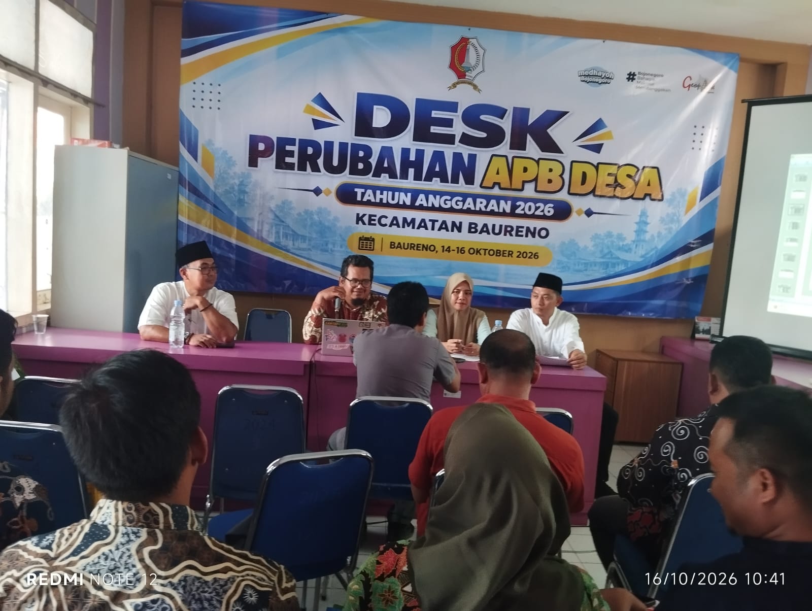 Kecamatan Baureno Tuntaskan Desk Perubahan APBDesa TA 2026