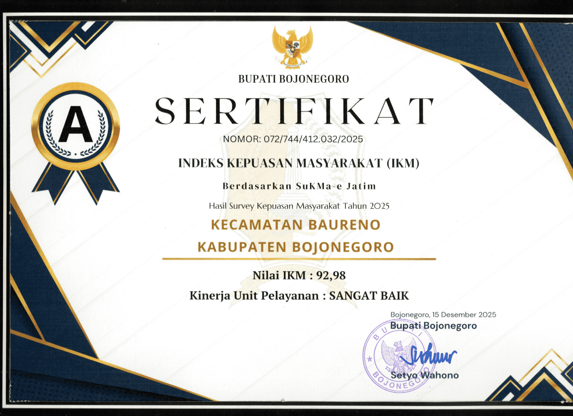 Kepuasan Masyarakat